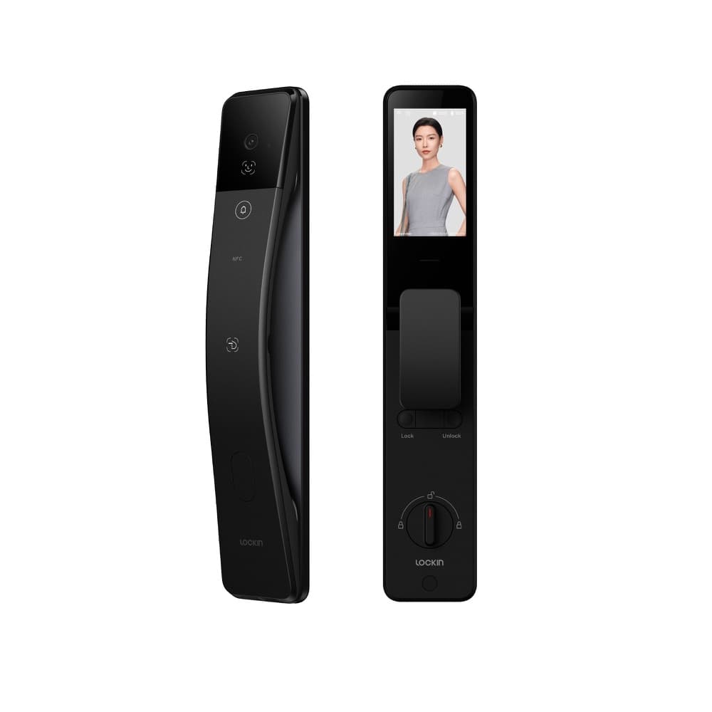 Khóa thông minh Lockin S6 Max mở khóa tĩnh mạch ngón tay, có camera và màn hình